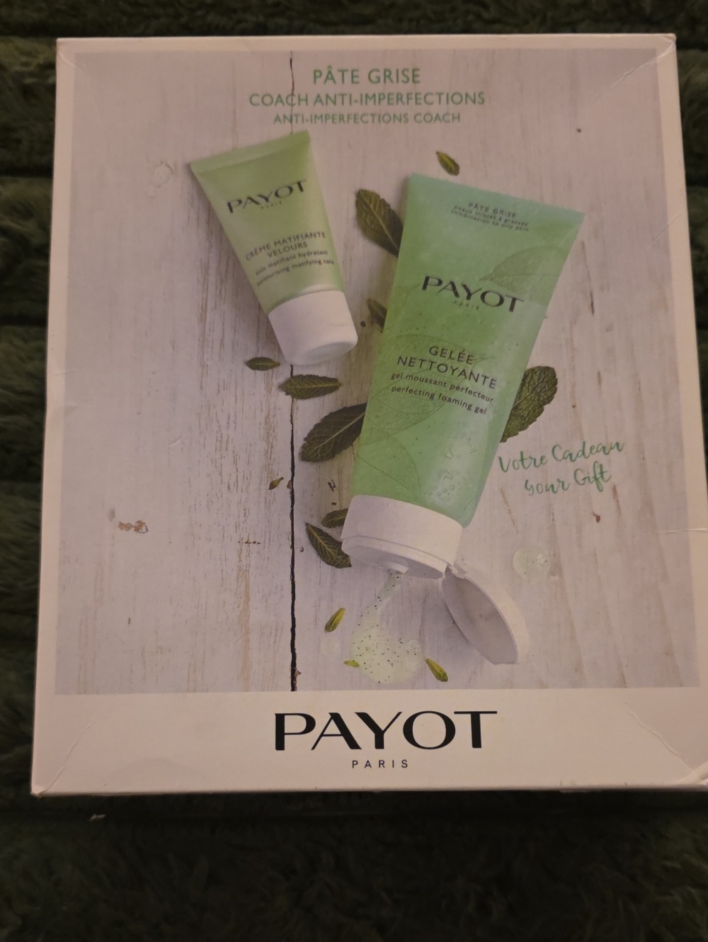 PAYOT SET Pâte Grise Gelée Nettoyante Clean & Moisturize MSRP $45